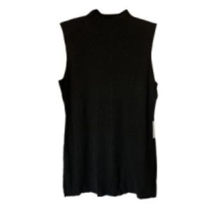 Calvin Klein Black Sleeveless Sweater M  NWT